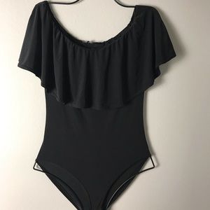 off the shoulder body suit